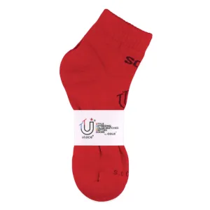 COLR By uLace Mid-Calf Socks - Scarlet Red