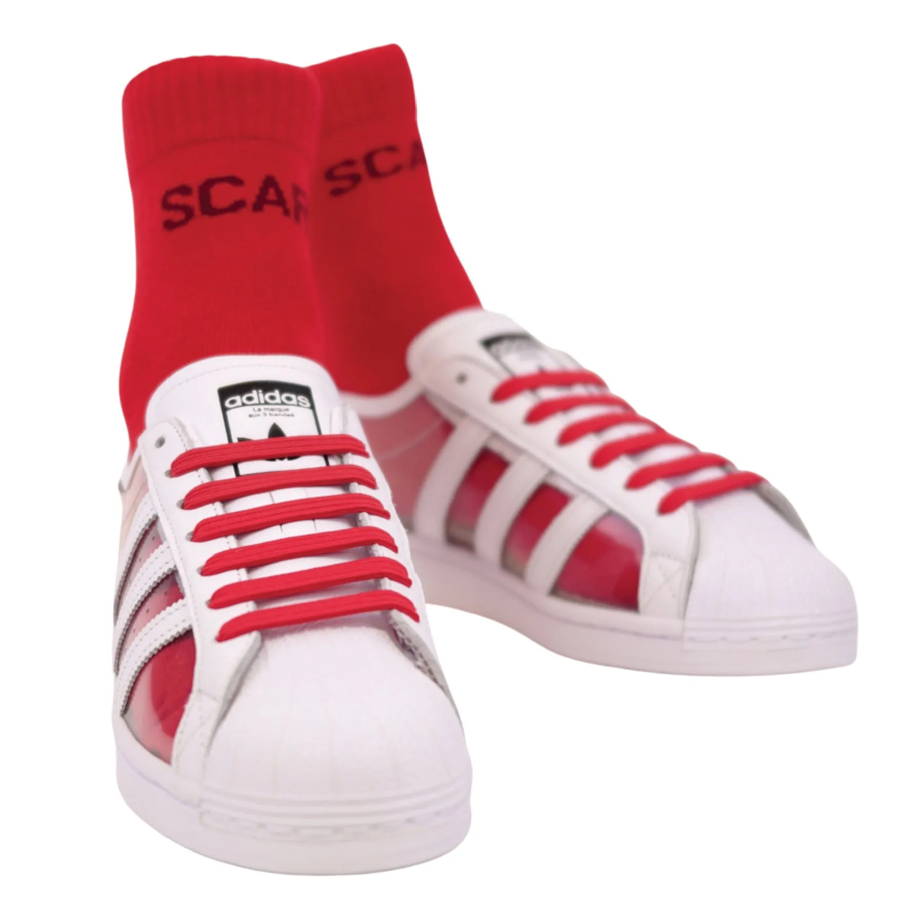 COLR By uLace Mid-Calf Socks - Scarlet Red