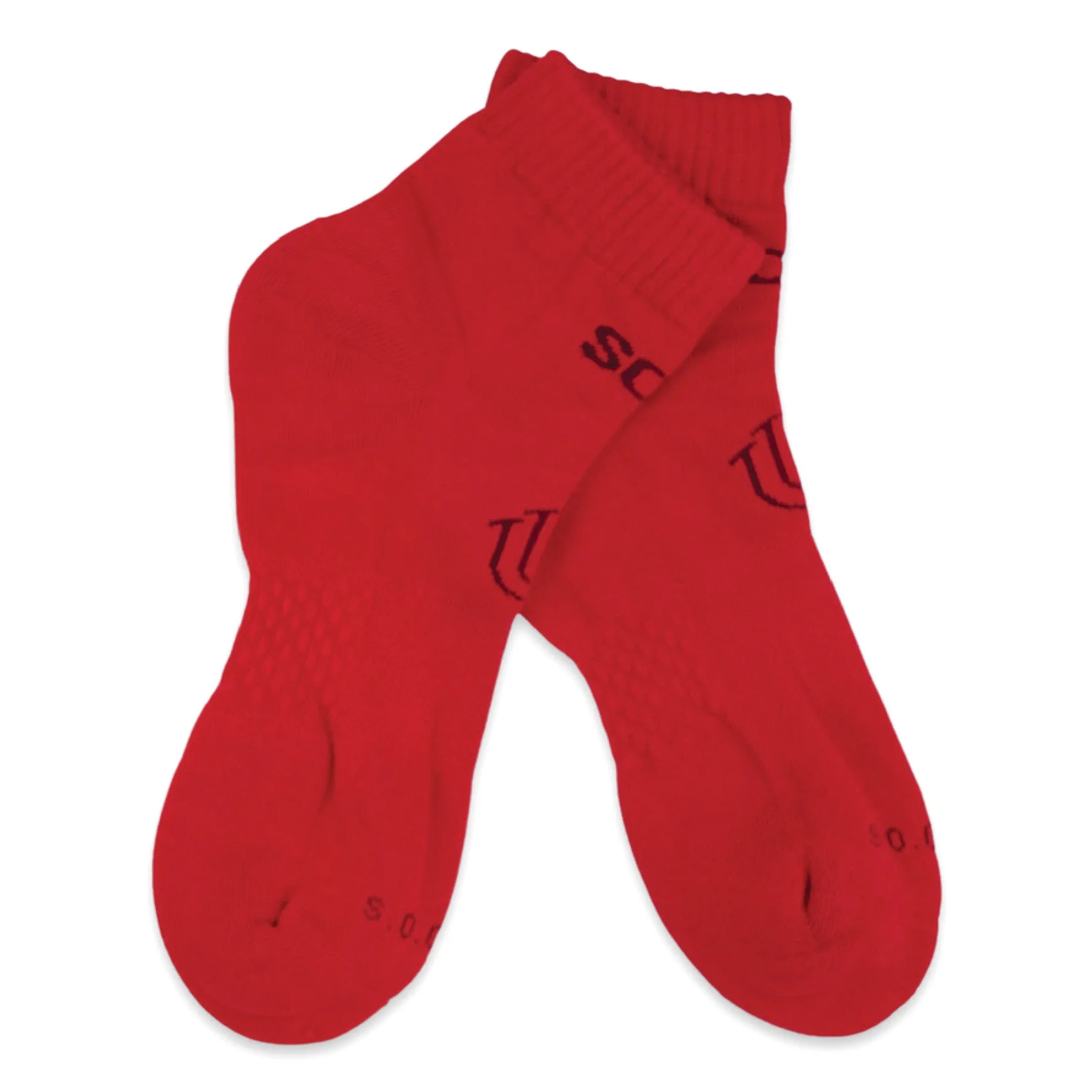 COLR By uLace Mid-Calf Socks - Scarlet Red