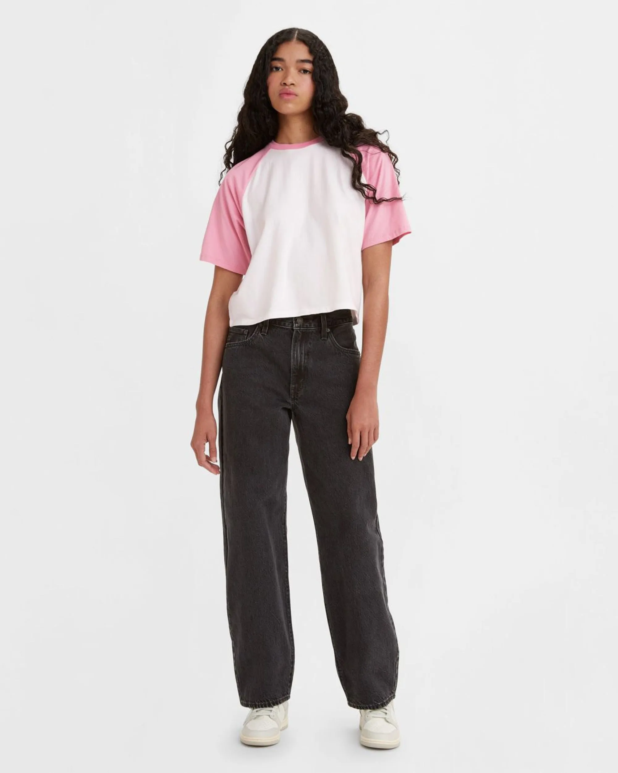 Levi's® Womens Baggy Dad Loose Fit Jeans - Boot Barn Stone
