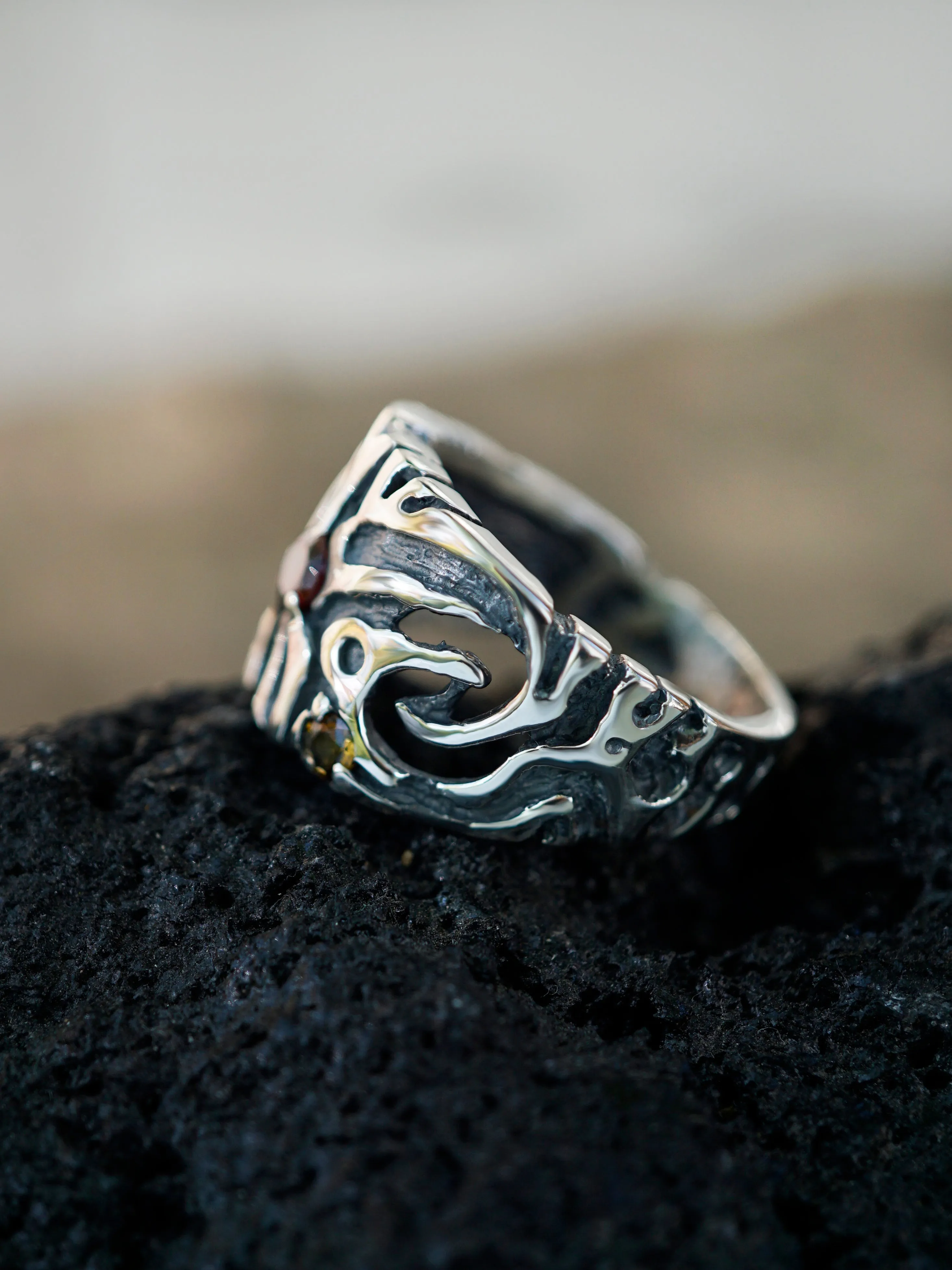 RAIN | Garnet ring
