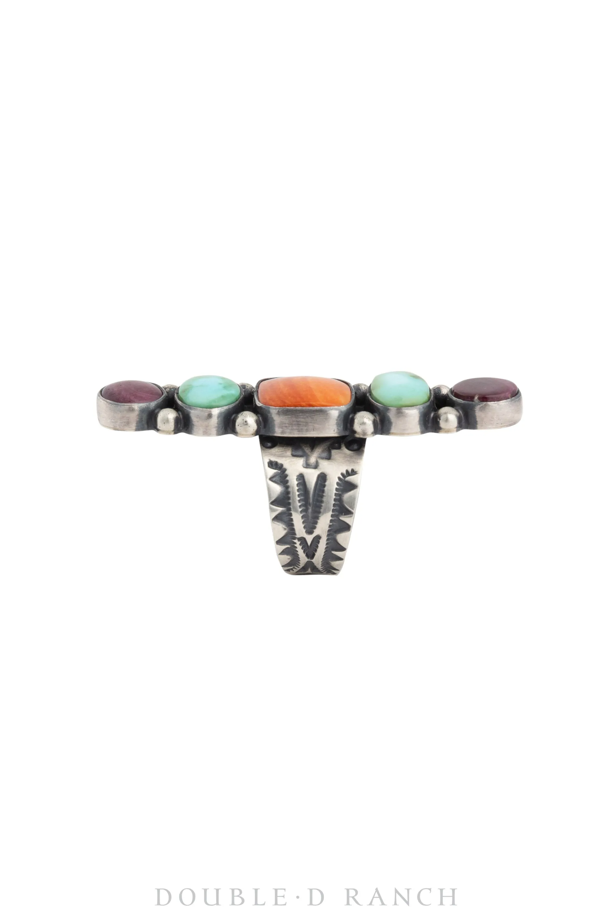 Ring, Statement, Mixed Stones, Hallmark, Adjustable, Contemporary, 1443