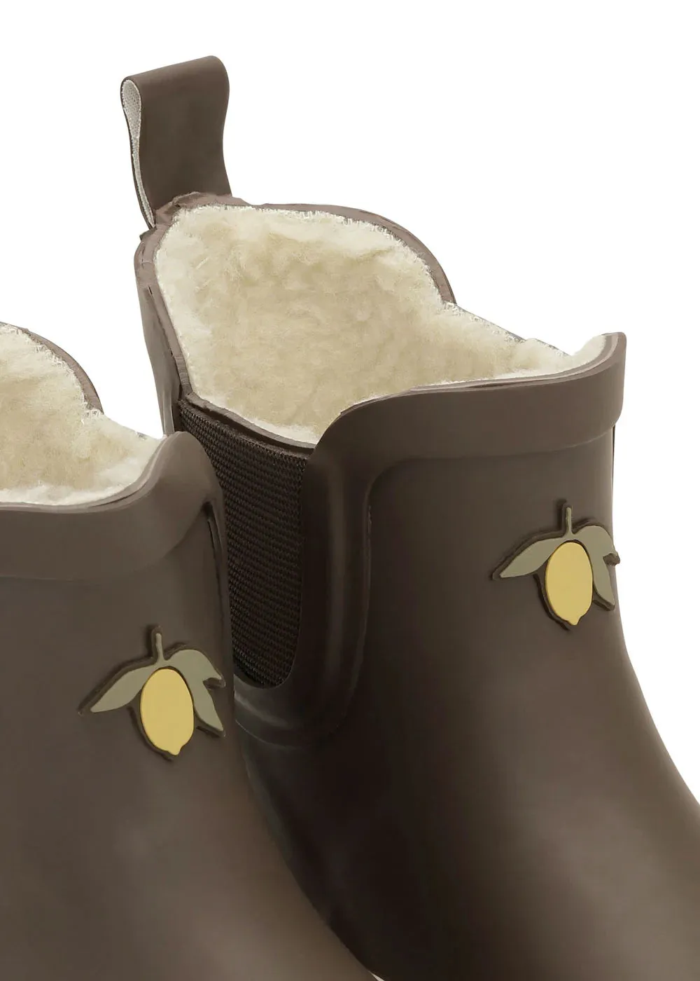 Roi Rain Boot Low in Chocolate Brown
